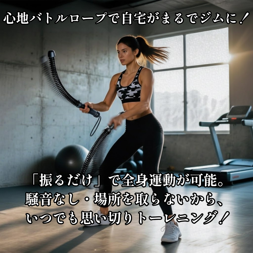 【SNSで話題沸騰中】心地バトルロープ™｜新世代ホームトレーニング
